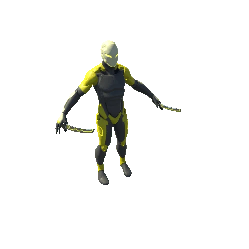 Cyborg Ninja Killer Black-yellow
